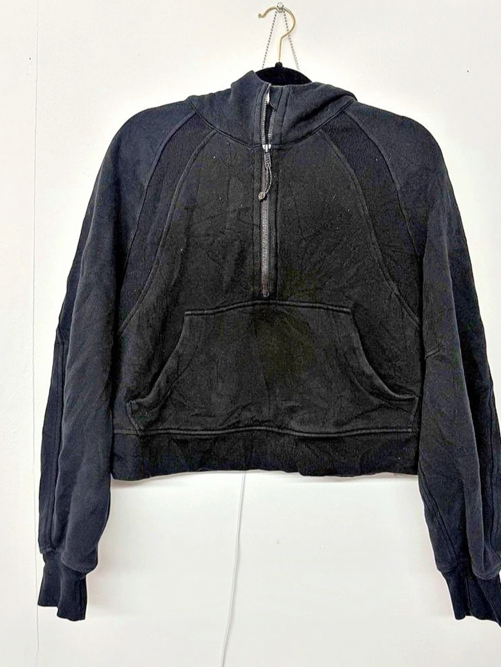 lululemon Scuba Oversized Half-Zip Hoodie Black